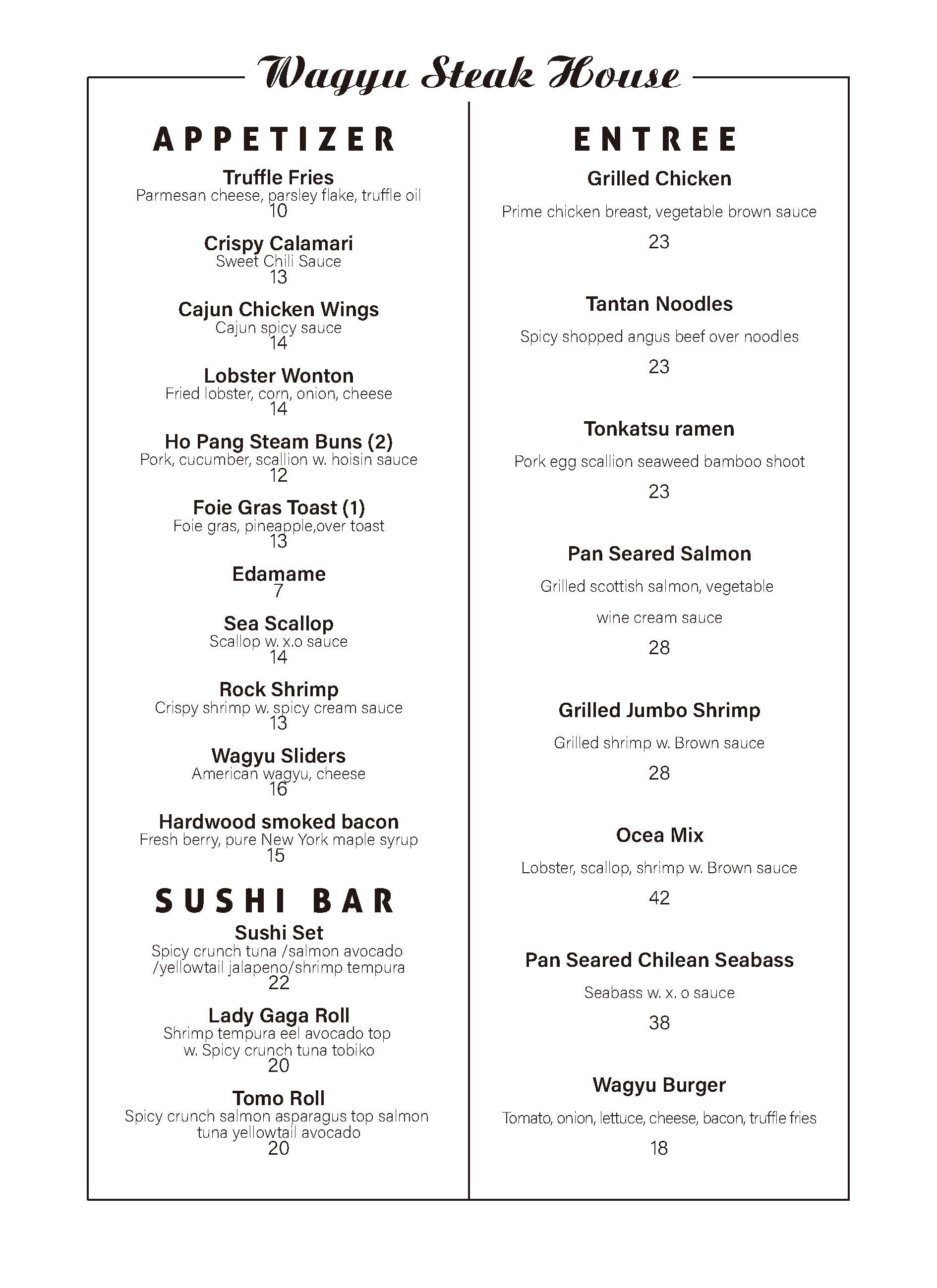 Wagyu Steakhouse Best Steakhouse in West Babylon, NY Fine Dining